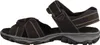 Rieker Damen Echtleder Sandalette schwarz, Damen:38 EU Produktbild-Vorschau 68