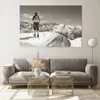 Bilder auf glas - Einteilig - Skifahrer Bayern Sepia - Produktbild-Vorschau 7