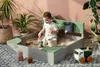 MUDDY BUDDY® Sandkasten „Cozy House“ warmgrau - eukaplyptus Produktbild-Vorschau 5