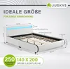 Juskys Polsterbett Sevilla 140 x 200 cm mit Matratze, Produktbild-Vorschau 5