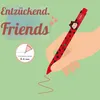 Legami Gel Pen Lovely Friends Ladybug, mit Tierdeko, Produktbild-Vorschau 3
