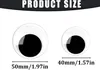 Stück Selbstklebend Wackelaugen, 40mm 50mm Runde Wiggle Produktbild-Vorschau 5