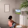Mobiler Monitor-/TV-Ständer SPE-T01W 10 kg, weiß Produktbild-Vorschau 8