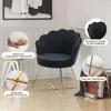 Hawthyhome Dossier en forme de pétale Fauteuil avec pieds Voir les images du produit 4