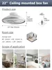 Ventilateur de plafond blanc mat avec éclairage | Voir les images du produit 6