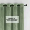 Verdunkelungsvorhang Samt weich 140x245 cm Lindgrün Ösen Produktbild-Vorschau 5