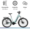 Zündapp X850 Trekking E Bike seeblau Produktbild-Vorschau 3