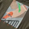 Kinder-Langarmshirt Khaki Gr. 104 mit Skateboard-Aufdruck Produktbild-Vorschau 4