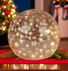 formano LED Deko-Kugel Sterne Rose-Gold 12cm Glaskugel Produktbild-Vorschau 3