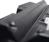 A close-up, angled view of a black plastic product with a textured surface and a series of small markings or measurements along an edge. Produktbild-Vorschau