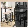 SoBuy set tavolo da pranzo 3 pezzi tavolo da bar con 2 Anteprima dell’immagine prodotto 8