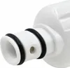 Close-up of a white plastic water filter with black o-rings. Produktbild-Vorschau