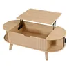 Table basse Merax, réglable en hauteur, avec 2 portes Voir les images du produit 11