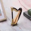 Miniatur-Harfe aus Holz, Replik mit Geschenkkoffer, Produktbild-Vorschau 7