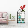 Relaxdays 4052025308476, Stojan na rostliny, Železo, Černá, Náhled obrázku produktu 2