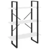vidaXL Bücherregal Weiß 80x30x105 cm Holzwerkstoff Produktbild-Vorschau 1