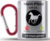 Trendation - Pferde Edelstahl Tasse Karabiner Geschenk Produktbild-Vorschau 1