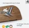 Rikmani Wandregal Massiv Schweberegal Eiche 30 cm MARI Produktbild-Vorschau 4