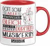 Musikerin Geschenk Becher Tasse Gott Schuf Alle Menschen Produktbild-Vorschau 1