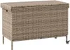 Hochwertig Gartentruhe mit Rollen Grau 110x55x73 cm Poly Produktbild-Vorschau 6