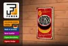 Holzschild Retro 12x18cm burgers best in town Fast food Produktbild-Vorschau 4