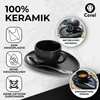Coral - 4 x 90ml Espressotassen mit Henkel, Untertassen & Produktbild-Vorschau 4