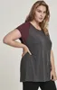 Urban Classics Ladies - RAGLAN Contrast Top charcoal - XL Produktbild-Vorschau 7