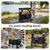 Sekey Faltbar Bollerwagen mit Dach, für 1 bis 2 Kinder, Produktbild-Vorschau 6