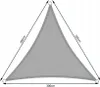 Verk 01885 Telo solare 3 x 3 x 3 m grigio Anteprima dell’immagine prodotto 2