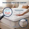 CASABEL Topper Nuvola, 90x200, Comfort Ottimale, Soffice, Anteprima dell’immagine prodotto 4