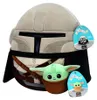 Peluche Squishmallows, Mandalorian, 30 cm, avec Grogu (8,5 Voir les images du produit 2