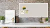 Bacheca in sughero bianco 80x40 cm cornice in legno BIANCA Anteprima dell’immagine prodotto 4