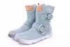 Andrea Conti Damen Stiefelette rockiger Leder Boot Riemen Produktbild-Vorschau 7