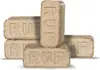 Several RUF branded briquettes are stacked and arranged on a white background. Produktbild-Vorschau