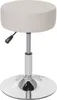 A cream-colored adjustable stool with a silver base and stem, shown against a white background. Náhľad obrázku produktu