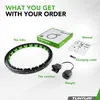 Tunturi Hula Hoop Smart Regolabile con Massaggio e Peso 1,3 Anteprima dell’immagine prodotto 9