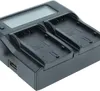 vhbw Dual Ladegerät kompatibel mit Hitachi PV-DV800K, Produktbild-Vorschau 6