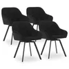 CLIPOP Chaise de salle à manger, Set de 4 chaises Voir les images du produit 1