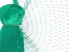 A close-up of a green bird net, bundled on the left and spread out on the right. Náhled obrázku produktu