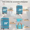 Trolleyset Hartschalen-Koffer set (M, L,XL) Rollkoffer, Produktbild-Vorschau 7