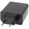 Dual USB snellader, USB QC3.0, 28W, zwart. Laadt tot 4 keer Productafbeelding-voorbeeld 4