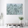 Leinwandbild Tropische Blätter und Bäume 90x60 Feeby Grün Produktbild-Vorschau 2