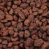 A close-up, overhead view of a pile of red-brown lava stones. Produktbild-Vorschau