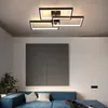 ZMH LED stropní světlo černé stmívatelné s dálkovým Náhled obrázku produktu 6