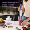 Heinner HB-600UV, Pürierstab, 1 l, 600 W, Violett Produktbild-Vorschau 11