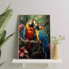 Oh Art! – Malen nach Zahlen Set Papageien – 40x50cm, mit Produktbild-Vorschau 3