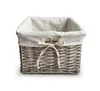 Weidenkorb für Regal 32x26 cm, grau Produktbild-Vorschau 1