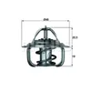 Mahle Thermostat für Audi Daewoo Opel VW Produktbild-Vorschau 1