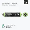 CELLONIC 2x Batteria per Rasoi & Tagliacapelli Compatibile Anteprima dell’immagine prodotto 4