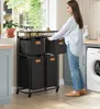 VASAGLE Wäschekörbe,Wäschetrenner mit Rädern,150 L, Produktbild-Vorschau 9